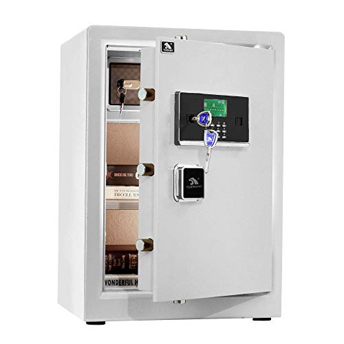 TIGERKING Safe Box - 3.7 Cubic White, Your Ultimate Security Solution