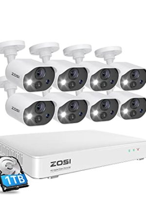 ZOSI C303 8CH Home Security Camera System with Audio: Enhanced Protection for 24/7 Peace of Mind