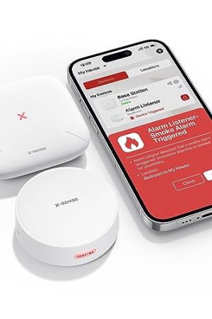 X-Sense Wi-Fi Listener: Transform Your Smoke & CO Alarms into Smart Devices with Free Real-Time Alerts, Works with SBS50 Base Station