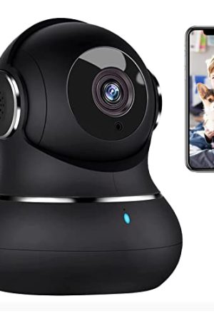 Litokam 2K Indoor Security Camera: Smart Pan/Tilt Technology, Motion Detection, and Night Vision