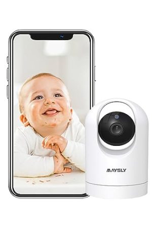 Maysly Wireless IP Camera - 1080P WiFi Surveillance with Night Vision, Two-Way Audio, and Motion Tracking