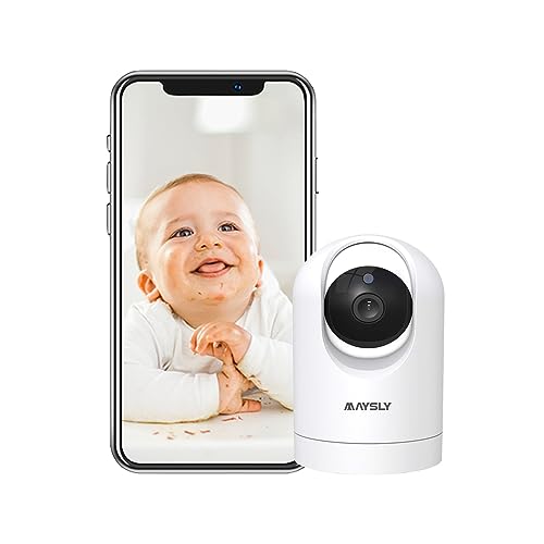 Maysly Wireless IP Camera - 1080P WiFi Surveillance with Night Vision, Two-Way Audio, and Motion Tracking