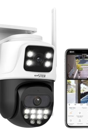 2K Dual-Lens Outdoor/Indoor Security Camera