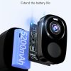 2K QHD Solar Security Camera with 5200mAh Battery - Uninterrupted Surveillance and Color Night Vision - 1PACK (Black) - Image 7