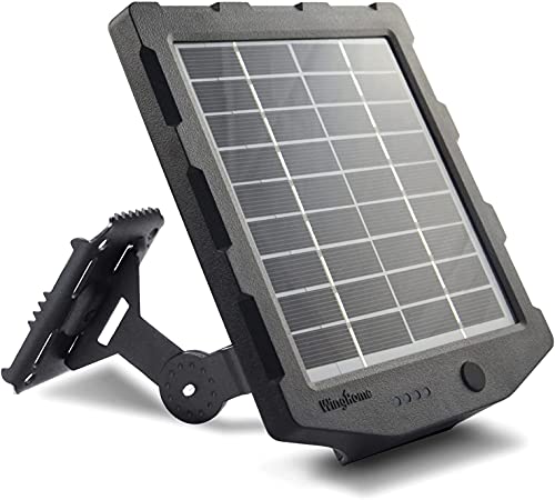 Trail Camera Solar Panel Kit - Universal 12V/1A, 6V/1.5A Charger for WingHome and Other Outdoor Cameras
