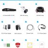 ZOSI 1080p H.265+ Camera System: 8CH DVR, 4 Weatherproof Cameras, Night Vision, Motion Detection (No Hard Drive) - Image 9