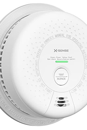 X-Sense 10-Year Battery Smoke and Carbon Monoxide Detector: Dual Sensor Alarm for Ultimate Home Safety