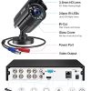 8CH 3K Lite Home Security Camera System - AI Human/Vehicle Detection, Night Vision, H.265+ 8 Channel DVR with 4pcs 1080P Weatherproof Cameras (NO HDD) - Outdoor/Indoor Surveillance - Image 8