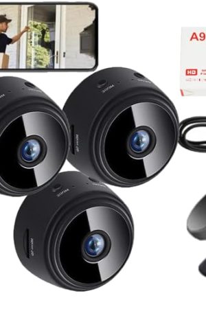 Spy Focus Magnetic Mini Security Camera: 1080p HD Wireless Surveillance with Night Vision