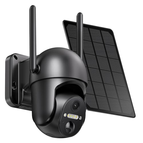 SEHMUA Solar Security Cameras: 2K HD, 360° View, and Color Night Vision