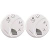 First Alert SA511CN2-3ST Wireless Smoke Alarms: Battery Operated, Voice Location, Pack of 2 (WHITE)