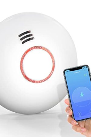 Jemay Smart Smoke Detector - Secure Your Space with Wireless Wi-Fi Alerts