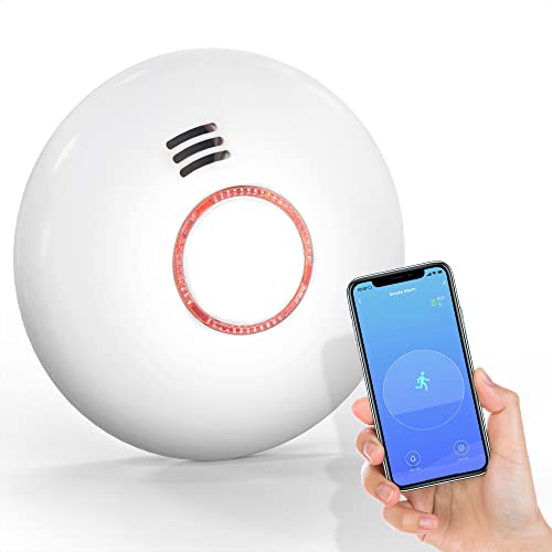 Jemay Smart Smoke Detector - Secure Your Space with Wireless Wi-Fi Alerts
