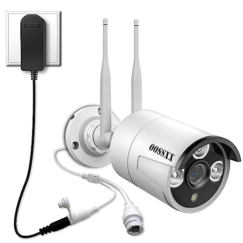 OOSSXX 3.0MP Wireless Extend Camera with Audio - IP67 Waterproof WiFi Camera