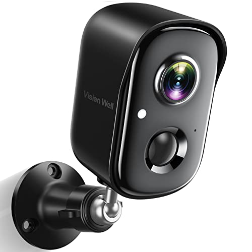 Wire-Free 1080P Security Cameras with AI Motion Detection