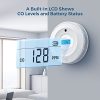 AEGISLINK SC240 Smoke and Carbon Monoxide Detector - 10-Year Lifespan, Photoelectric Fire Alarm, Electrochemical CO Alarm, LCD Display, Replaceable Battery - Image 3