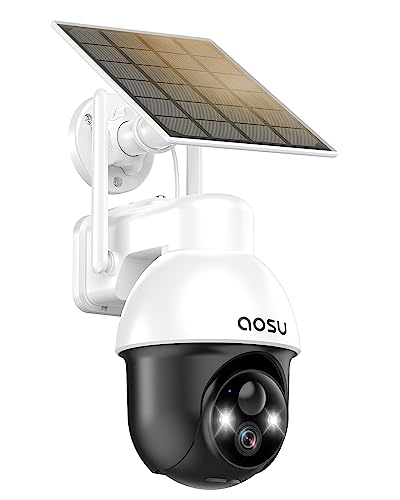 Solar Security Camera Wireless Outdoor - 360-Degree