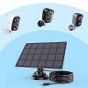VISION WELL 3W Solar Panel - Continuous Power for Wireless Outdoor Security Camera, Waterproof - Image 4