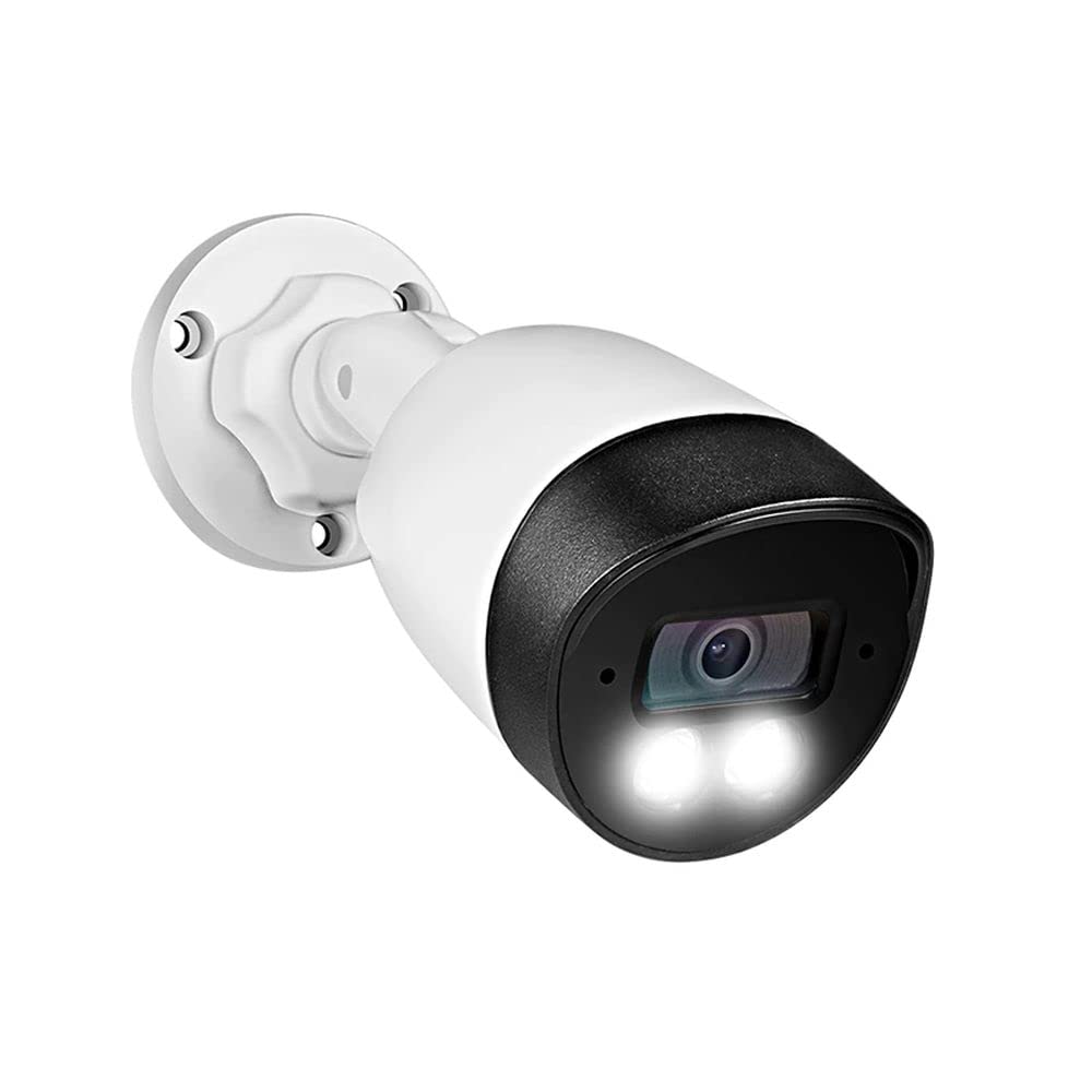 EVERSECU 1080P Full-Time Color Night Vision HD Analog Bullet Camera - Warm Light LEDs - 2MP 4-in-1 CCTV Camera