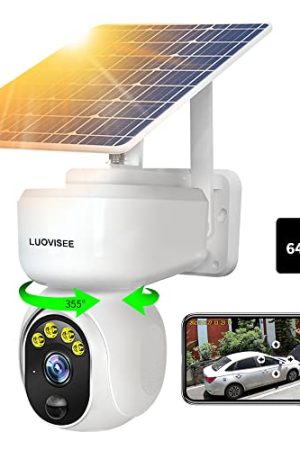 Wireless Solar Outdoor Home Security Camera - 360°