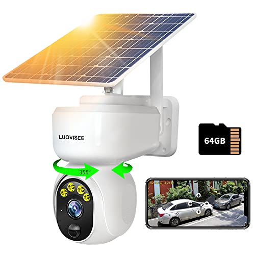 Wireless Solar Outdoor Home Security Camera - 360°