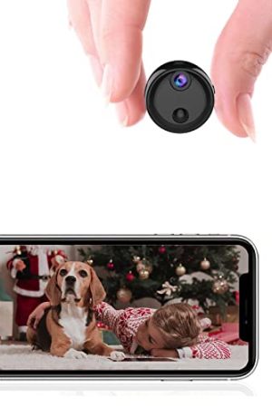 Mini Spy Hidden Camera 4K - Indoor Small WiFi Wireless Nanny Cam Home Security Cameras