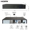 4 Channel 1080P DVR System with 720P Weatherproof Cameras - Night Vision, Motion Alerts, Easy Remote Access for Home and Business 🏠🔒 - Image 2