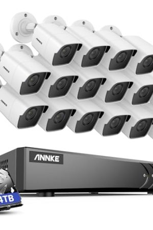 Secure Your Space with ANNKE's 16-Channel H.265+ 3K Lite DVR Security System