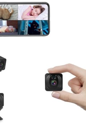 Spy Camera Mini - 4K WiFi Home Security Camera for Real-Time Surveillance