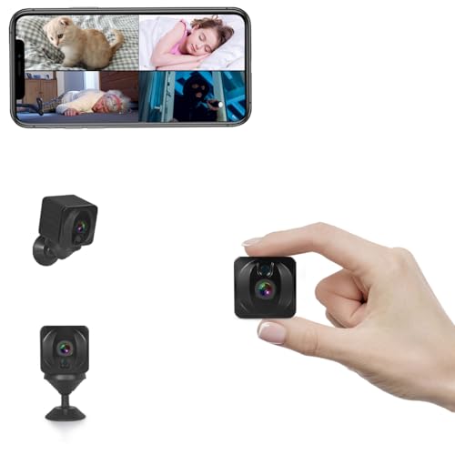 Spy Camera Mini - 4K WiFi Home Security Camera for Real-Time Surveillance