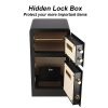 Large Double Door Safe Box, Heavy Duty Cabinet Safe with Three Departments and Adjustable Shelf - Image 6