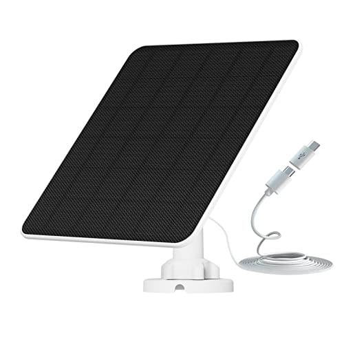 6W Solar Panel – USB Compatible, Waterproof, Adjustable Wall Mount