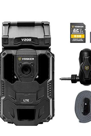 Vosker V200 | Cellular Security Camera | Solar Powered, LTE, Weatherproof | Motion Activated Outdoor Surveillance Cameras