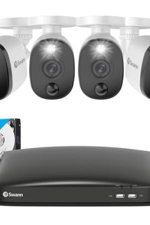 1080p Full HD Security Camera System - 8 Channel, 4 Camera