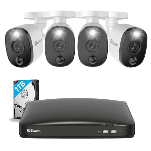 1080p Full HD Security Camera System - 8 Channel, 4 Camera