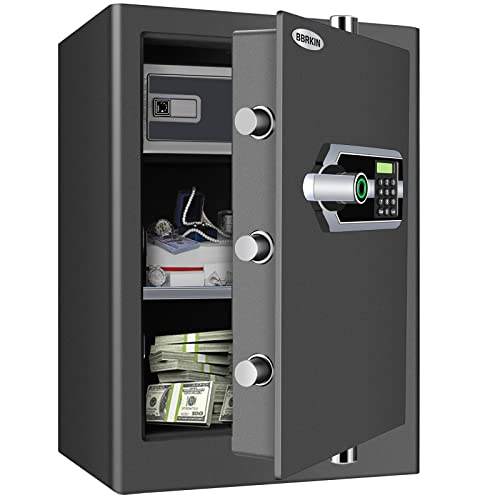 BBRKIN Biometric Home Safe - Advanced Cabinet Lock for Home/Office/Hotel Security