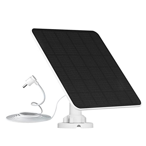 5W Solar Panel for Ring Spotlight Camera and Stick Up Cam - Reliable Solar Power, Adjustable Mount, IP65 Waterproof