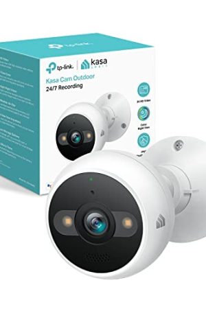 Kasa 4MP 2K Outdoor Security Camera: IP65 Weatherproof, Starlight Sensor, 2-Way Audio, Night Vision, Motion Detection
