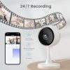 2K Home Security Camera with Night Vision, Motion Detection, 2-Way Audio, and Compatibility with Alexa and Google Assistant - Image 8