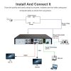 4 Channel 1080P DVR System with 720P Weatherproof Cameras - Night Vision, Motion Alerts, Easy Remote Access for Home and Business 🏠🔒 - Image 6