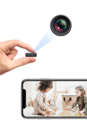 Shalapovar Wireless Mini Hidden Camera - HD 1080P Security Camera with Night Vision and Motion Detection