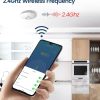Ecoey WiFi Smoke Detector: Smart Fire Alarm with Real-time Notifications, Low Battery Warning, and Easy Installation (1 Pack) - Image 3