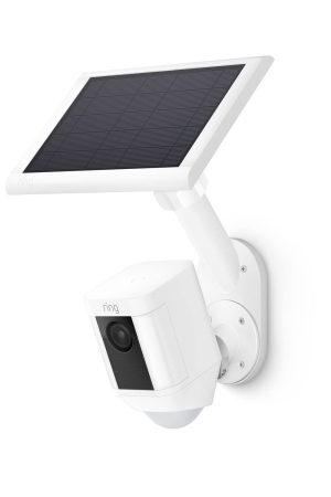 Ring Wall Mount for Solar Panels and Cams - White: Secure Installation for Maximum Solar Power