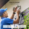 2K Light Bulb Security Camera - 360° Wi-Fi, Color Night Vision, Motion Alerts, Auto Tracking, SD & Cloud Storage, Alexa Compatible - Image 2