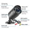 ZOSI 2MP HD 1080p 1920TVL Security Camera - Outdoor/Indoor, Hybrid 4-in-1 HD-CVI/TVI/AHD/960H Analog - Image 2