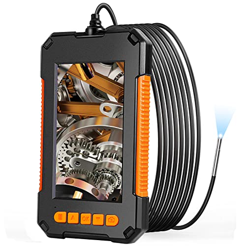 1080P HD Industrial Endoscope - 3.9mm Borescope Inspection Camera with 4.3'' Screen and Waterproof Probe