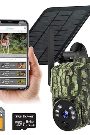 2K Camouflage 4G/5G LTE Solar Wireless Trail Camera