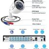 ZOSI H.265+ 1080p 16 Channel Security Camera System: 16CH DVR, 2TB Hard Drive, and 16 Weatherproof Cameras with Night Vision - Image 8
