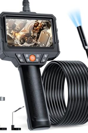 Explore Hidden Spaces with SKYBASIC Endoscope Camera - HD Inspection, 4.3'' LCD, IP67 Waterproof, 16.5FT Cable