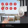 BOAVISION Outdoor Wireless WiFi IP Camera - 360° View, Motion Tracking, and Full Color Night Vision - Image 3